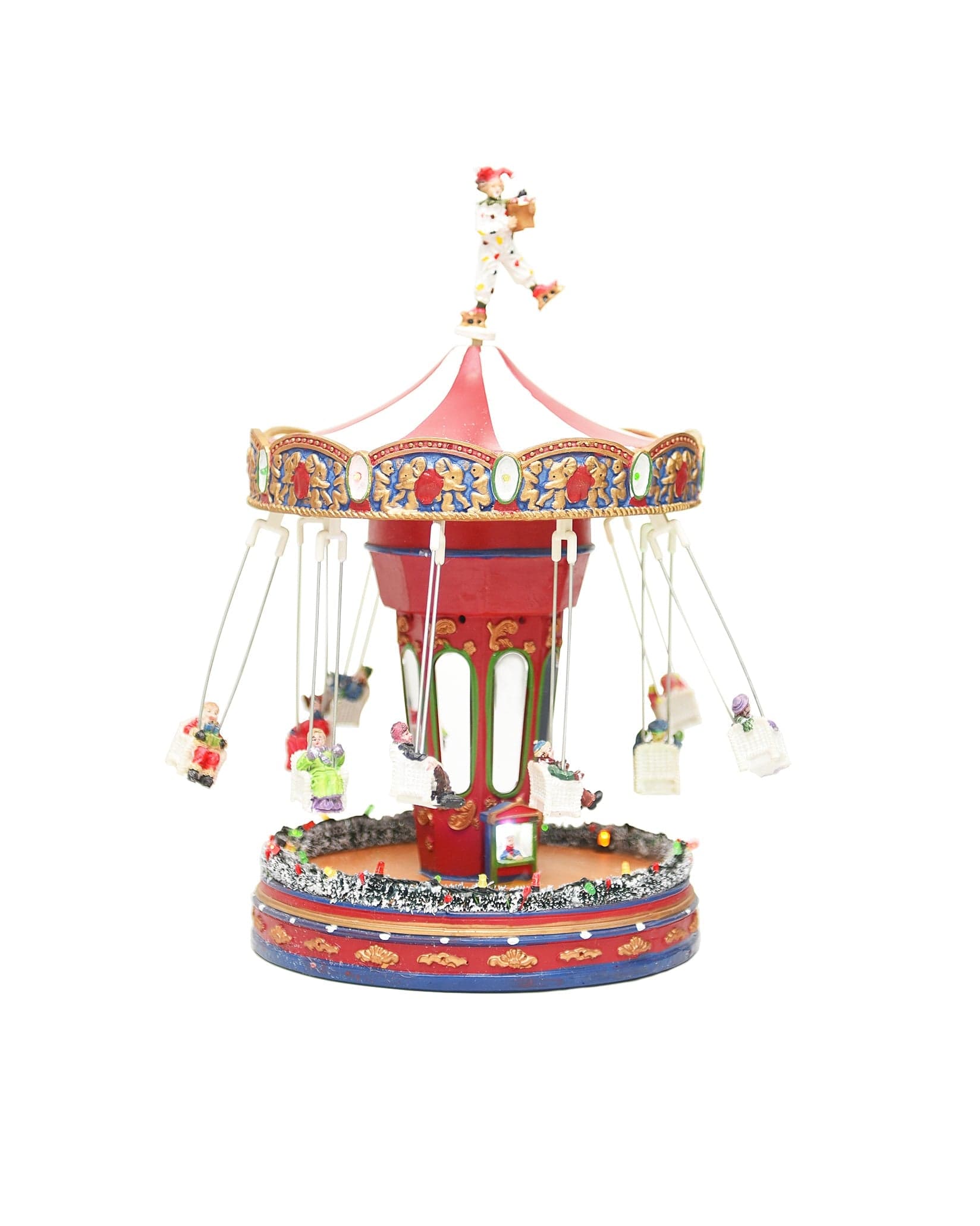 Giostra animata "Altalene" carillon con Led multicolor decorazione da Ø 21 x h 38 cm - 2