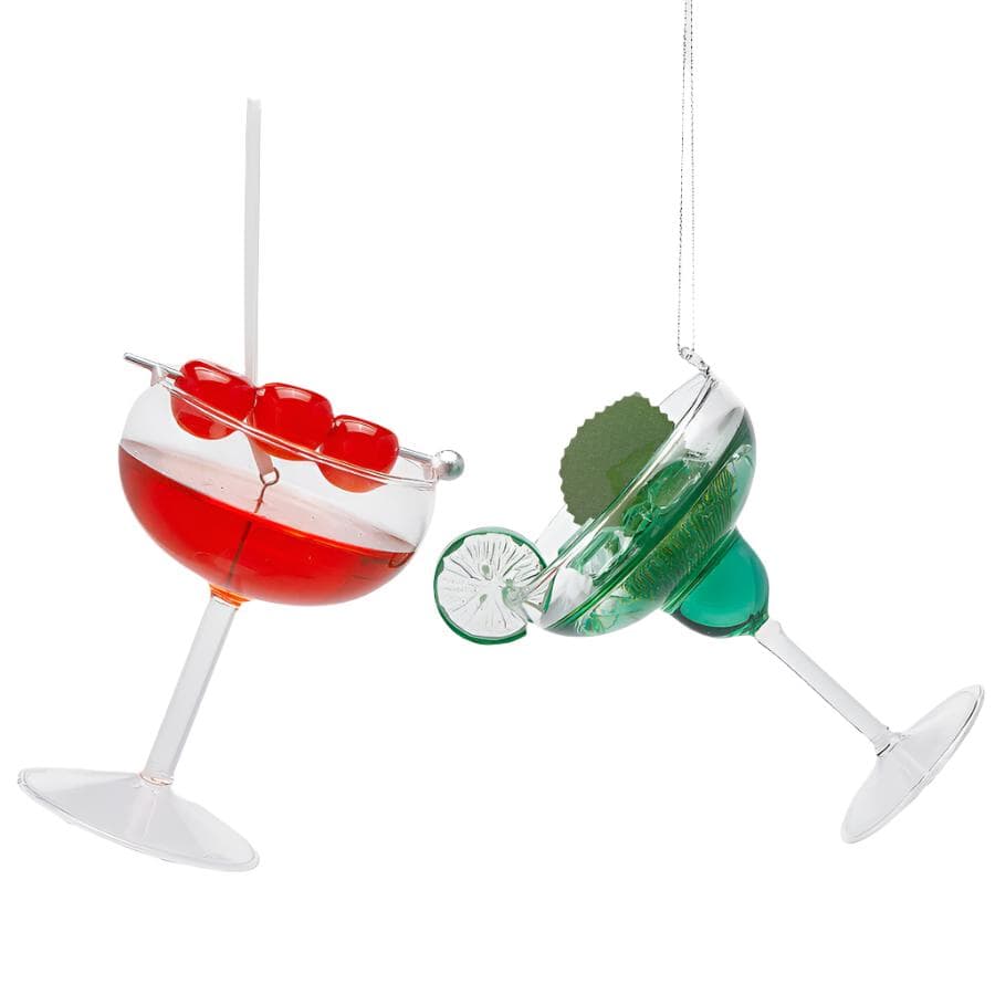 Pendaglio a forma di cocktail decorazione natalizia per albero di natale, da 14 cm - 3
