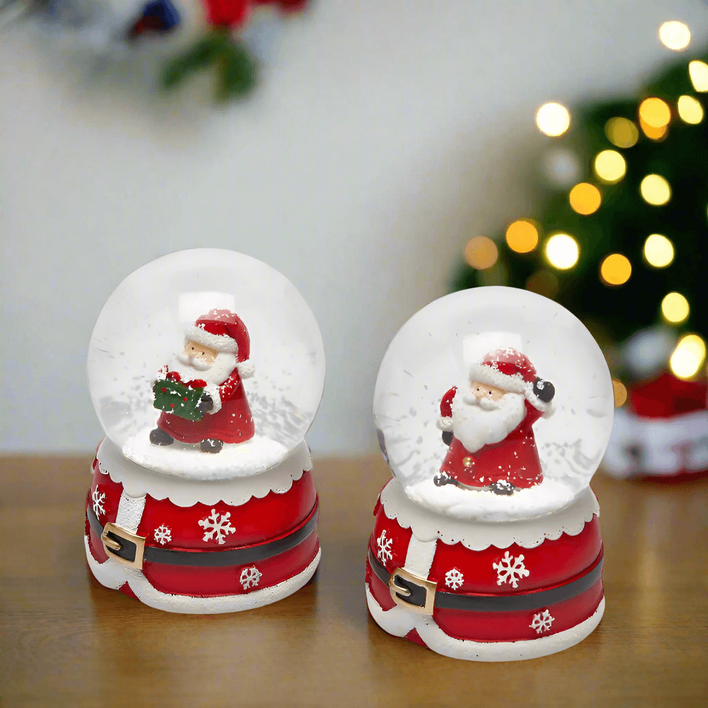 Ampolla con Babbo natale in vetro decorazione natalizia, da h 9.5 cm - 4