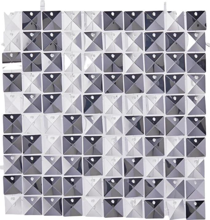 Tenda decorativa "Glitter" quadrata 30x30 per il natale - 2