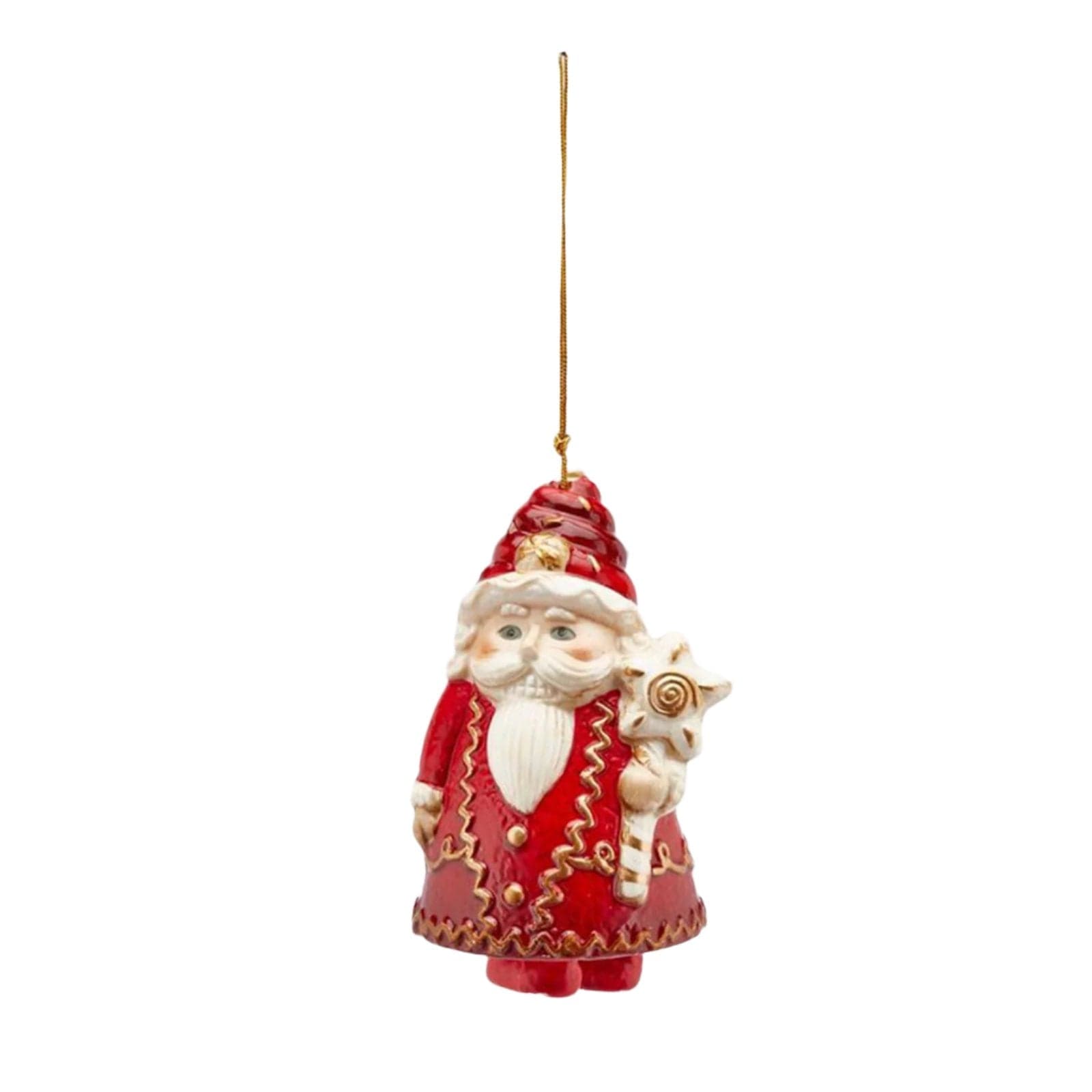 Pendaglio decorativo per albero di natale decorazione natalizia da 10 cm - 2