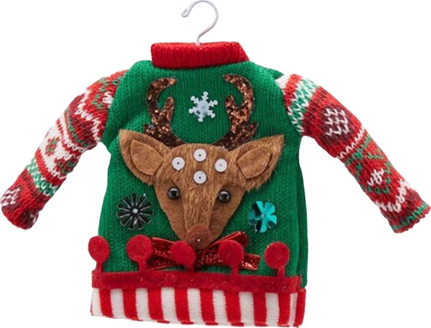 Pendaglio a forma di maglione decorazione natalizia per albero di natale, da 15 cm - 2