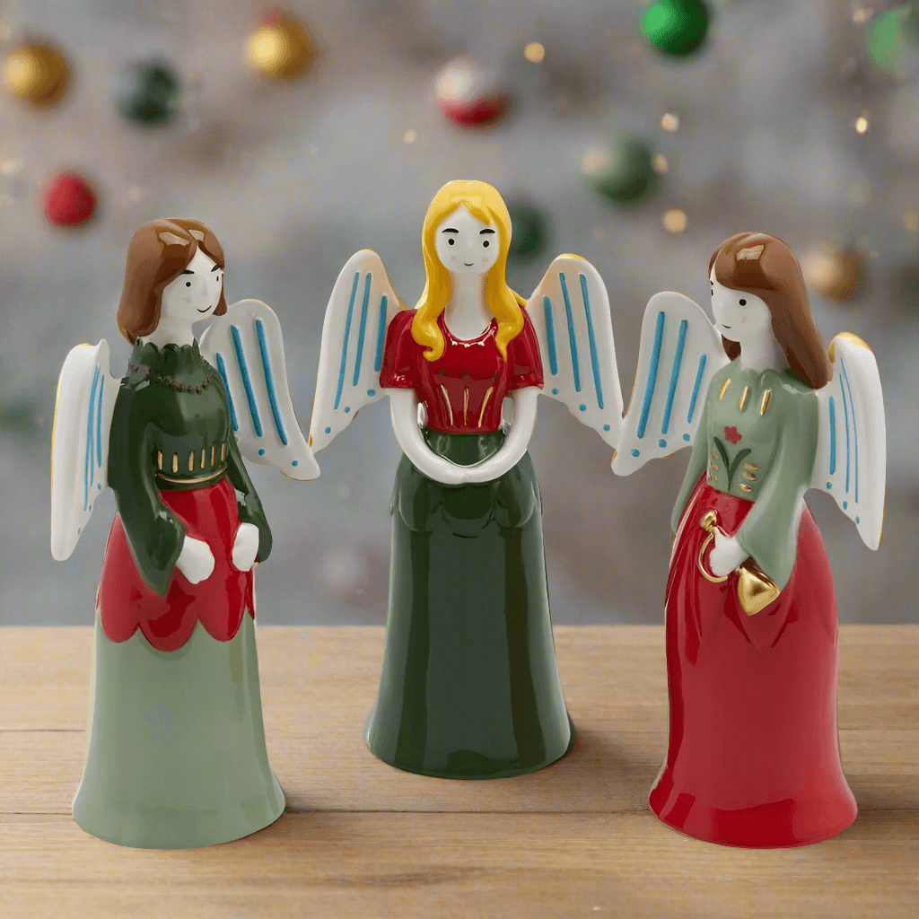 Angelo "Sweety" natalizio decorativo statua per presepe da h 23 cm - 2