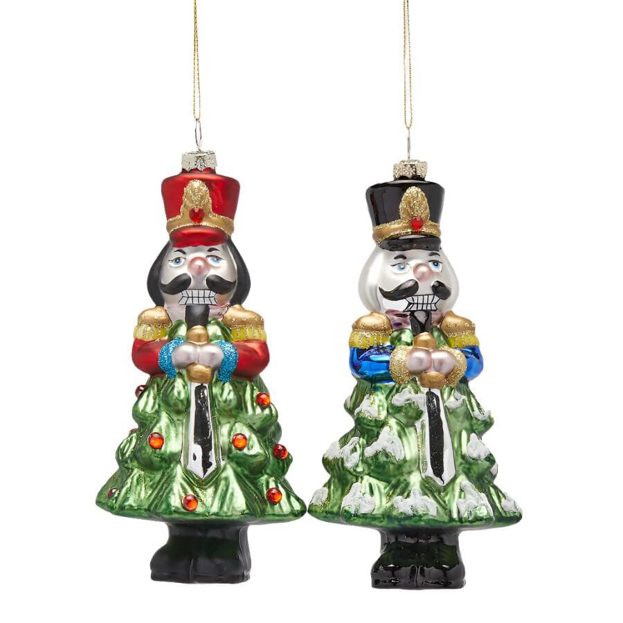 Pendaglio con alberello e soldatino per albero di Natale da 16.5 cm - 4