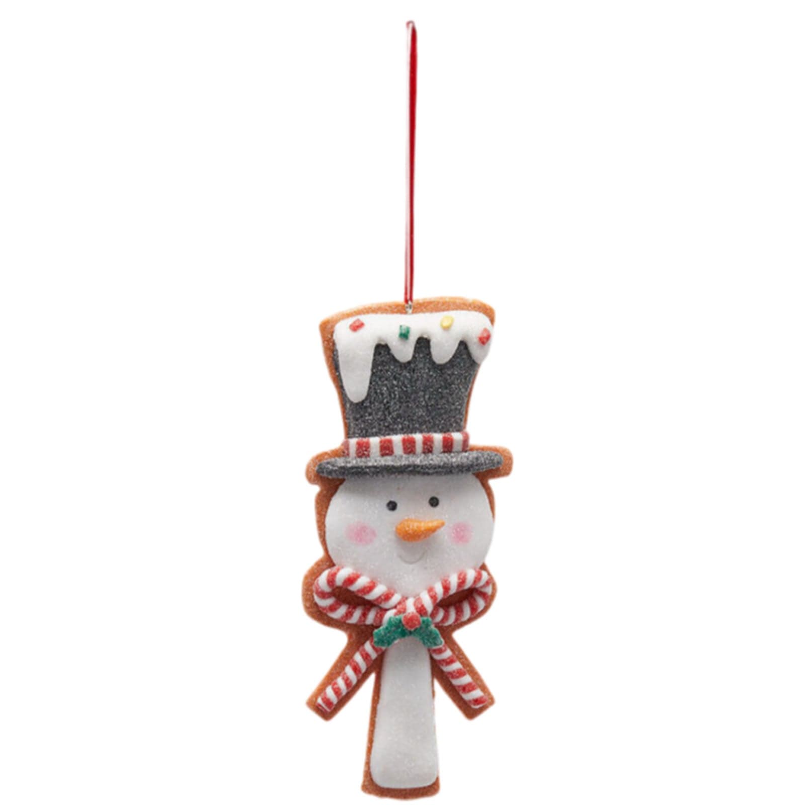 Pendaglio con figure di pan di zenzero per albero di Natale da 15 cm - 2