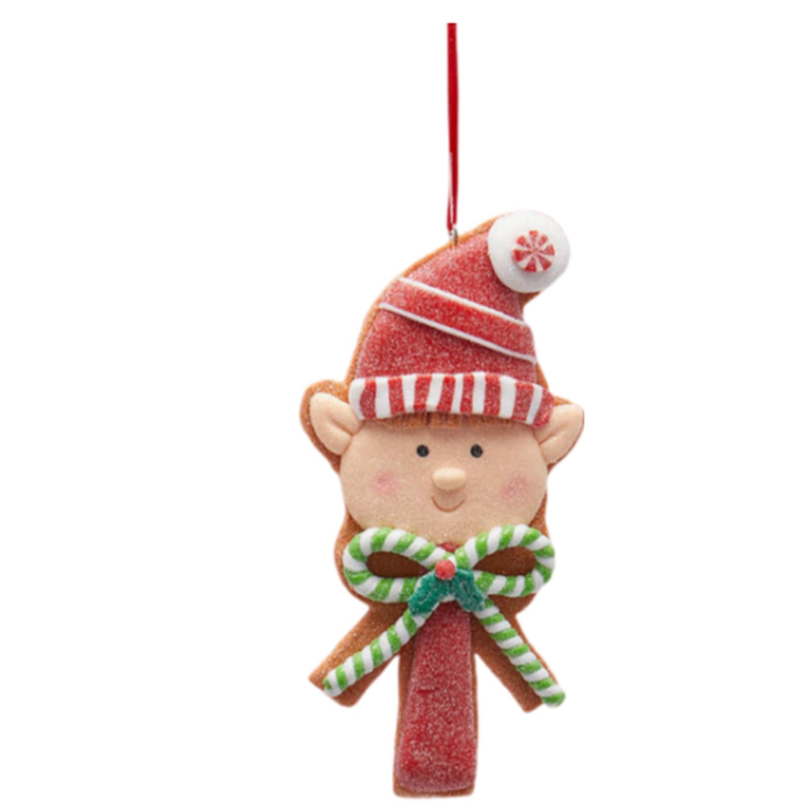 Pendaglio con figure di pan di zenzero per albero di Natale da 15 cm - 3