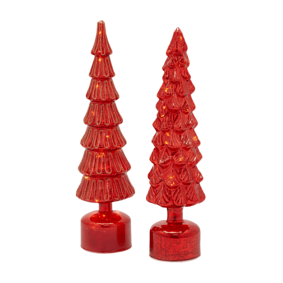 Statuetta "Albero Twist" con led e animazioni, decorazione natalizia - 5