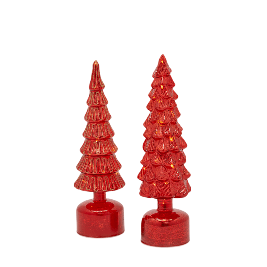 Statuetta "Albero Twist" con led e animazioni, decorazione natalizia - 6
