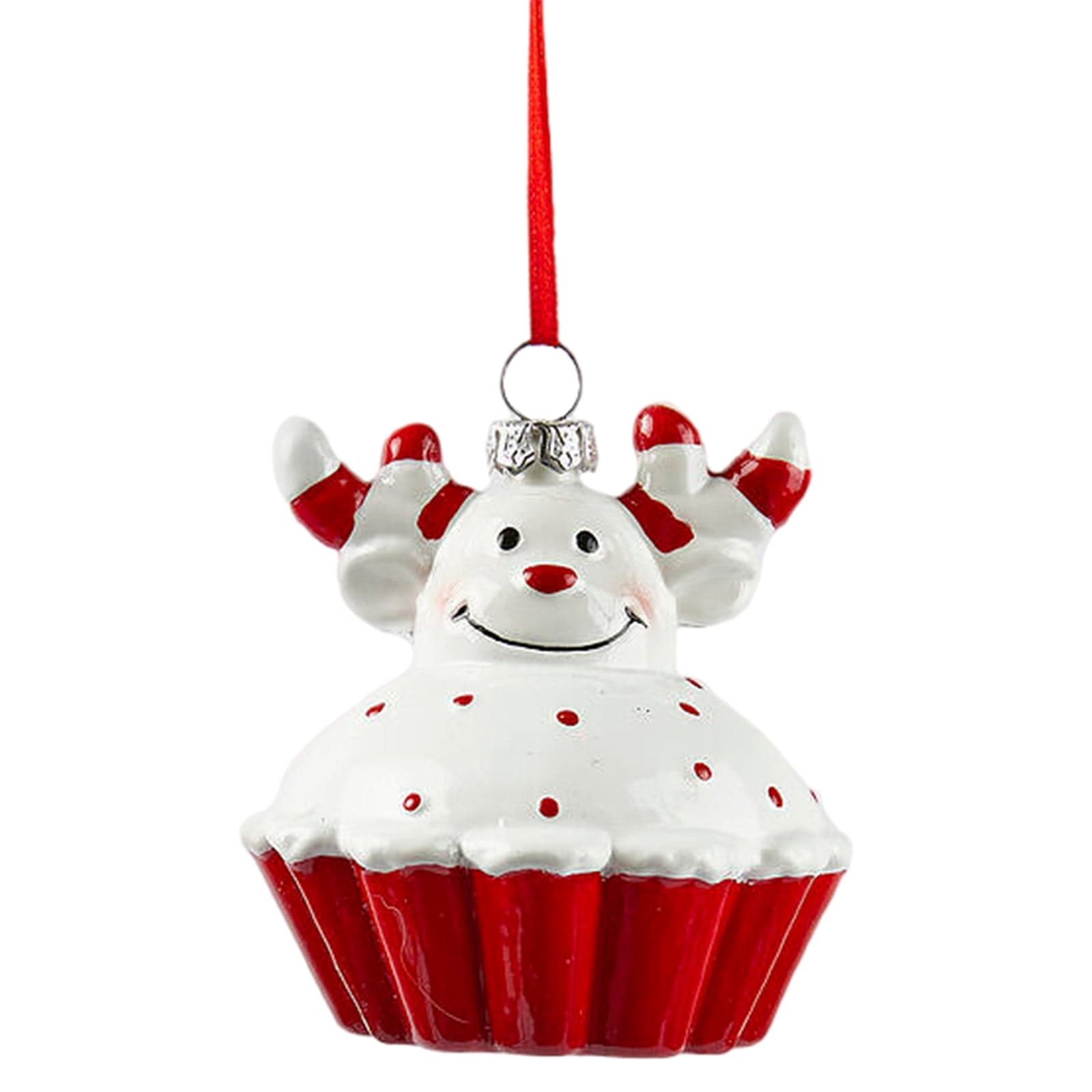 Pendaglio per albero di Natale "Cupcake" con 2 assortimenti da 8 x 7.5 cm - 2