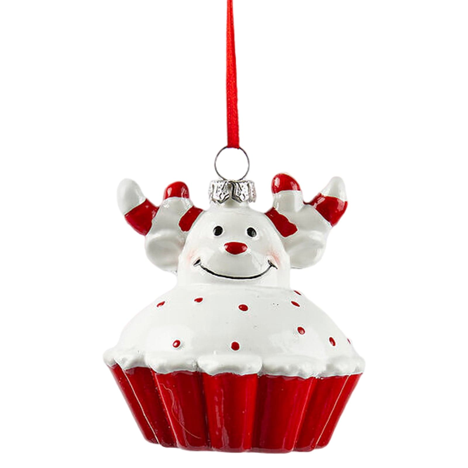Pendaglio per albero di Natale "Cupcake" con 2 assortimenti da 8 x 7.5 cm - 2