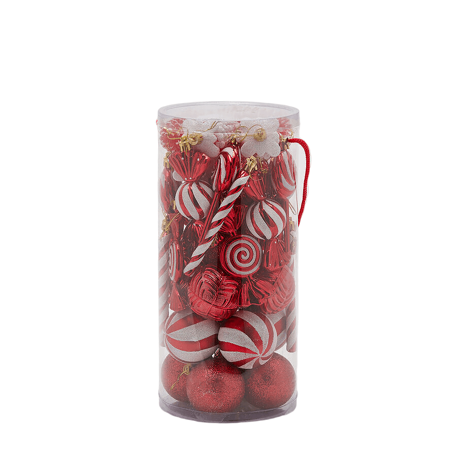 Mix di addobbi, pendagli e palline per albero di Natale - 3
