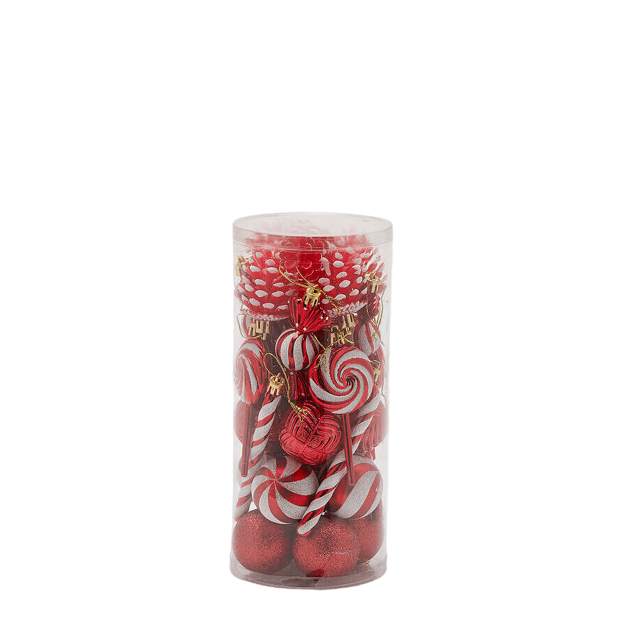 Mix di addobbi, pendagli e palline per albero di Natale - 4