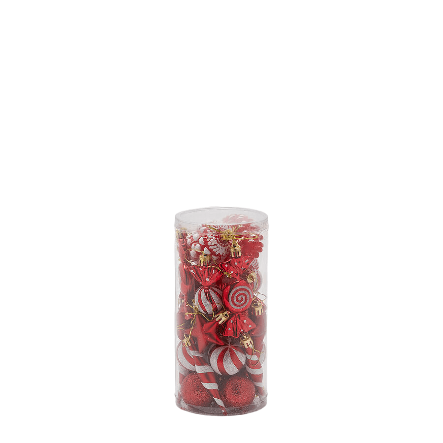 Mix di addobbi, pendagli e palline per albero di Natale - 5