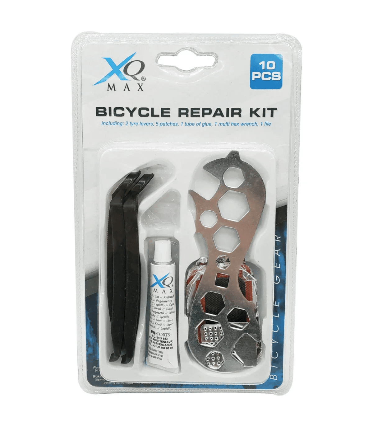 Set 10 pezzi per riparazione pneumatici kit con mastice, adesivi e strumenti essenziali - 3