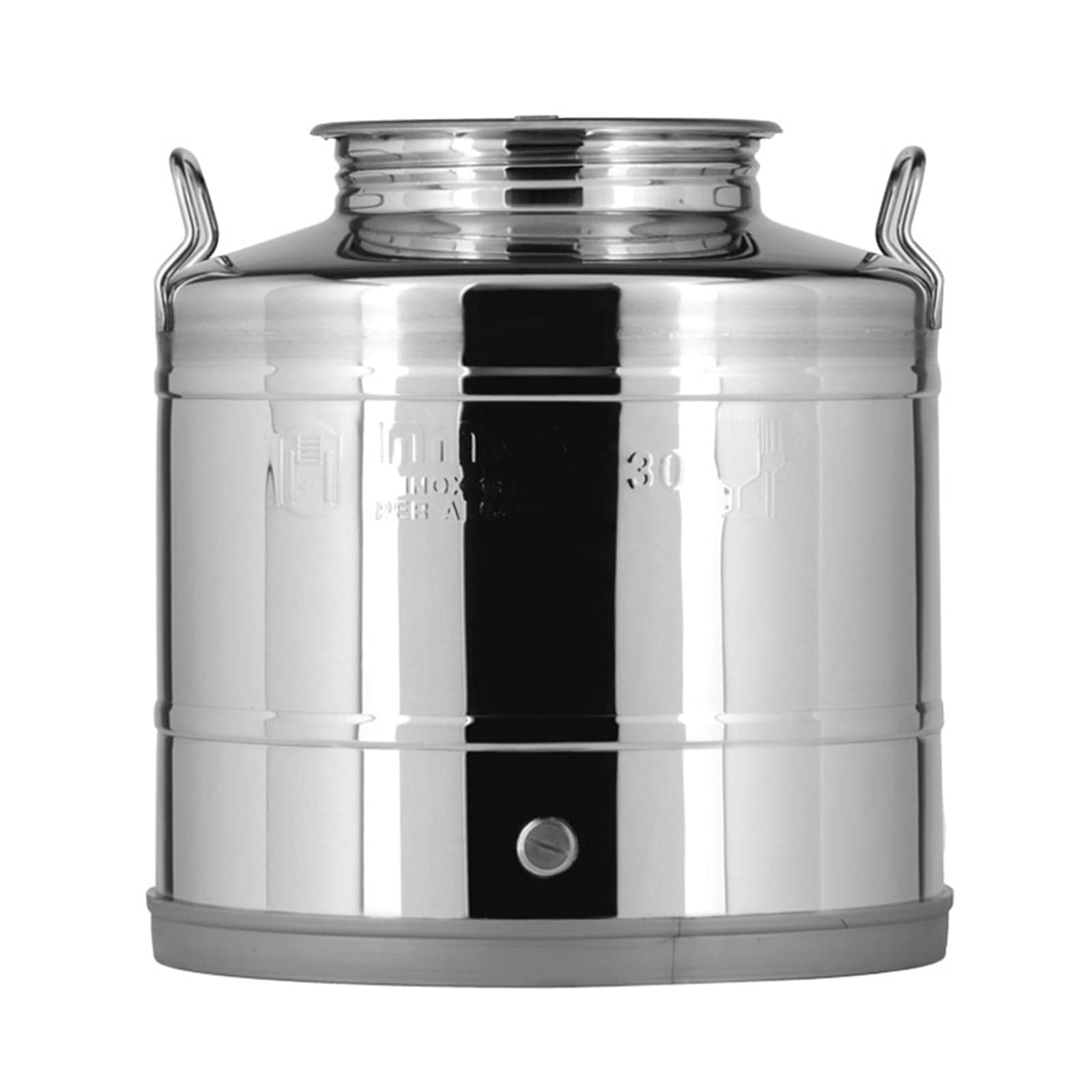 Contenitore Saldato in acciaio inox AISI 304 "Made in Italy" per olio d'oliva - 3