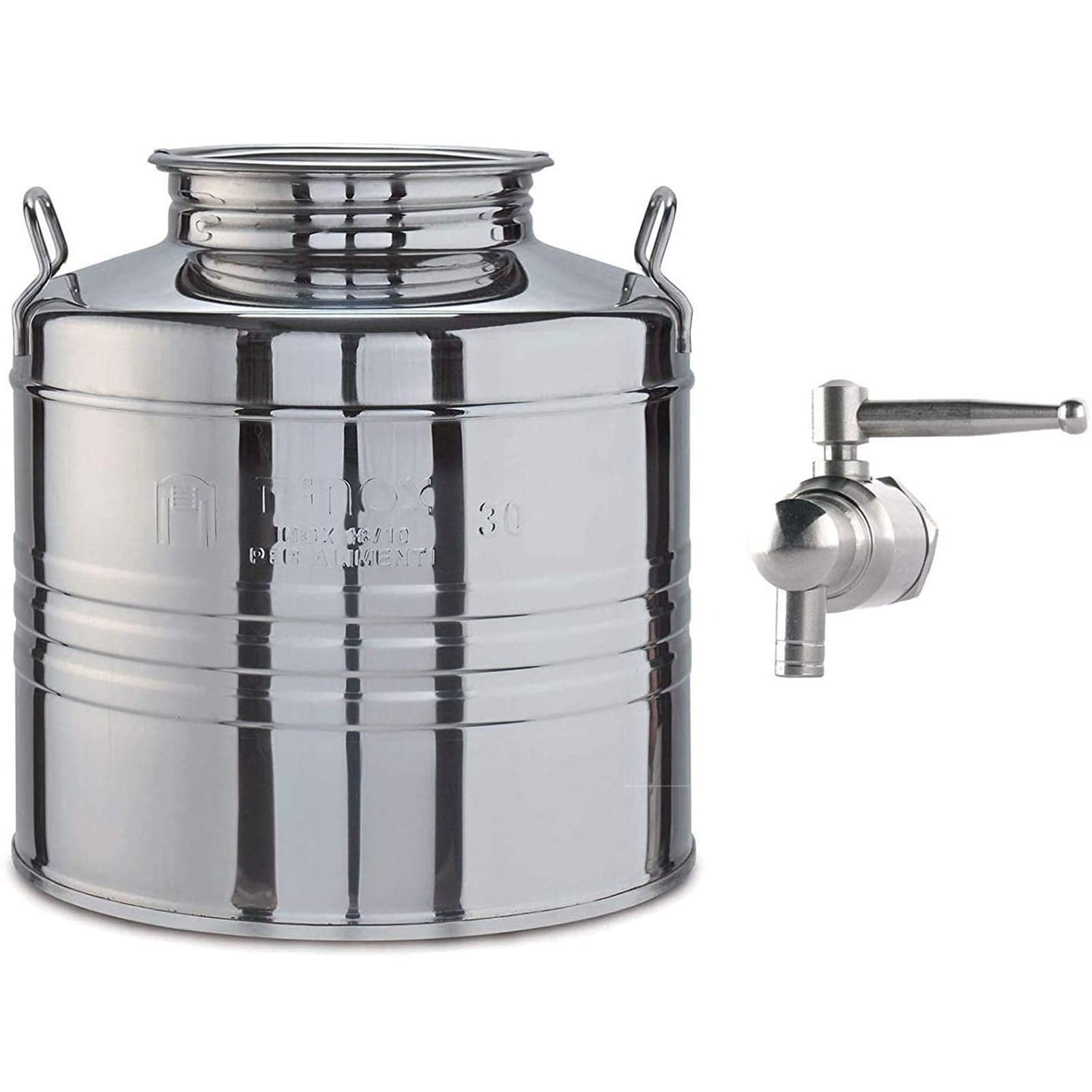 Contenitore in acciaio inox AISI 304 "Made in Italy" per olio d'oliva - 11