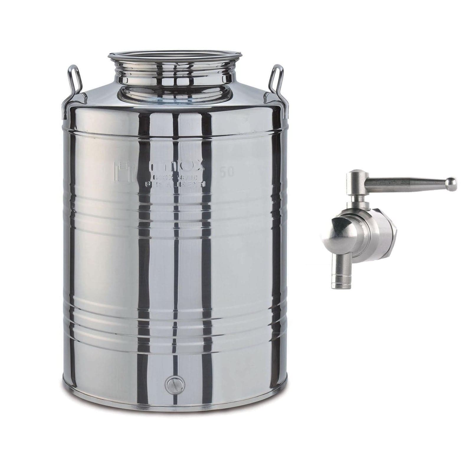 Contenitore in acciaio inox AISI 304 "Made in Italy" per olio d'oliva - 6