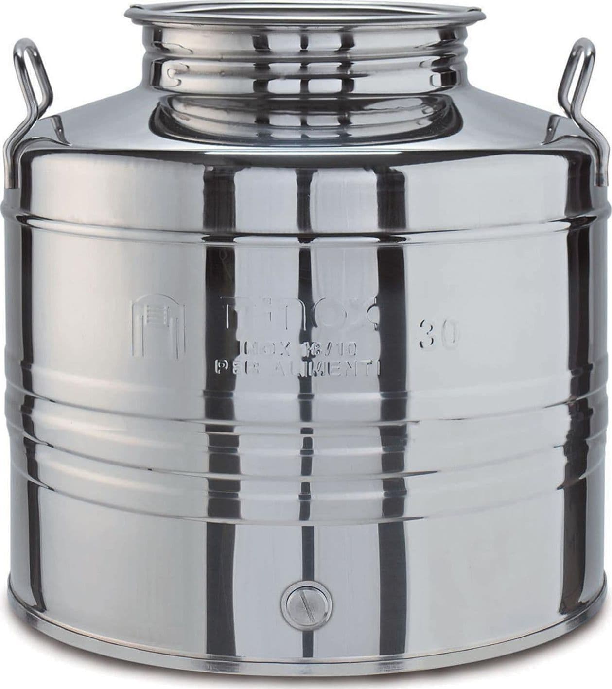 Contenitore in acciaio inox AISI 304 "Made in Italy" per olio d'oliva - 7
