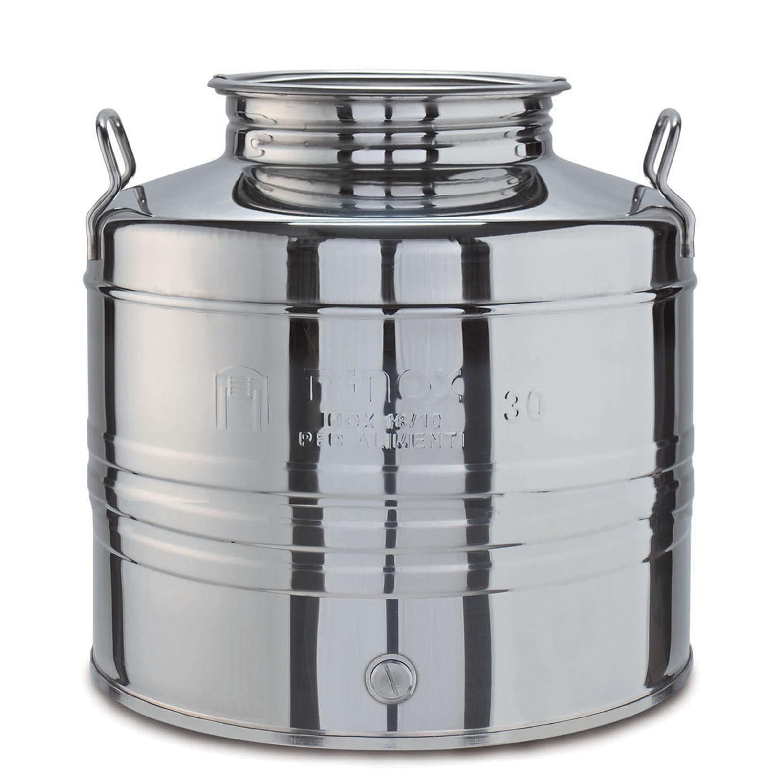 Contenitore in acciaio inox AISI 304 "Made in Italy" per olio d'oliva - 7