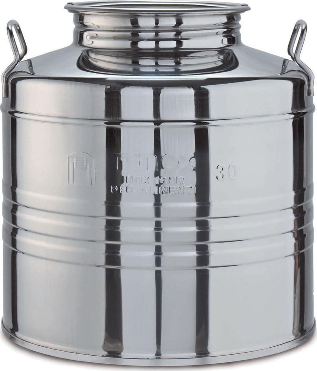 Contenitore in acciaio inox AISI 304 "Made in Italy" per olio d'oliva - 9
