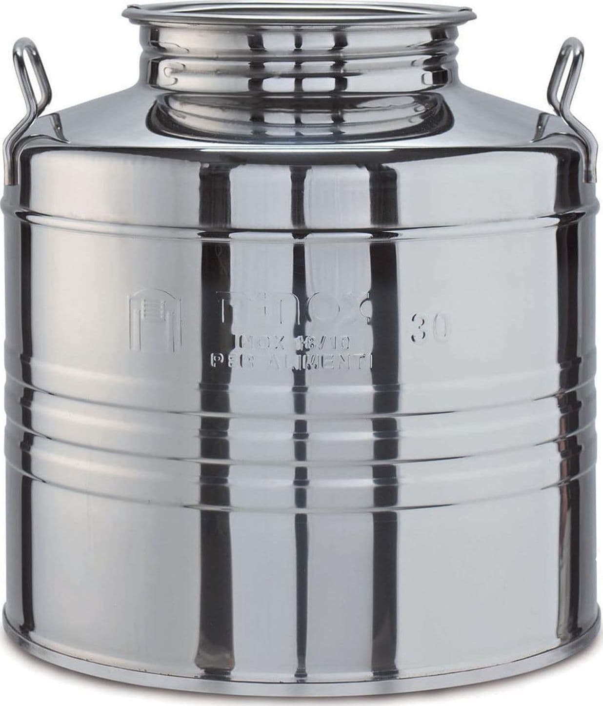 Contenitore in acciaio inox AISI 304 "Made in Italy" per olio d'oliva - 9
