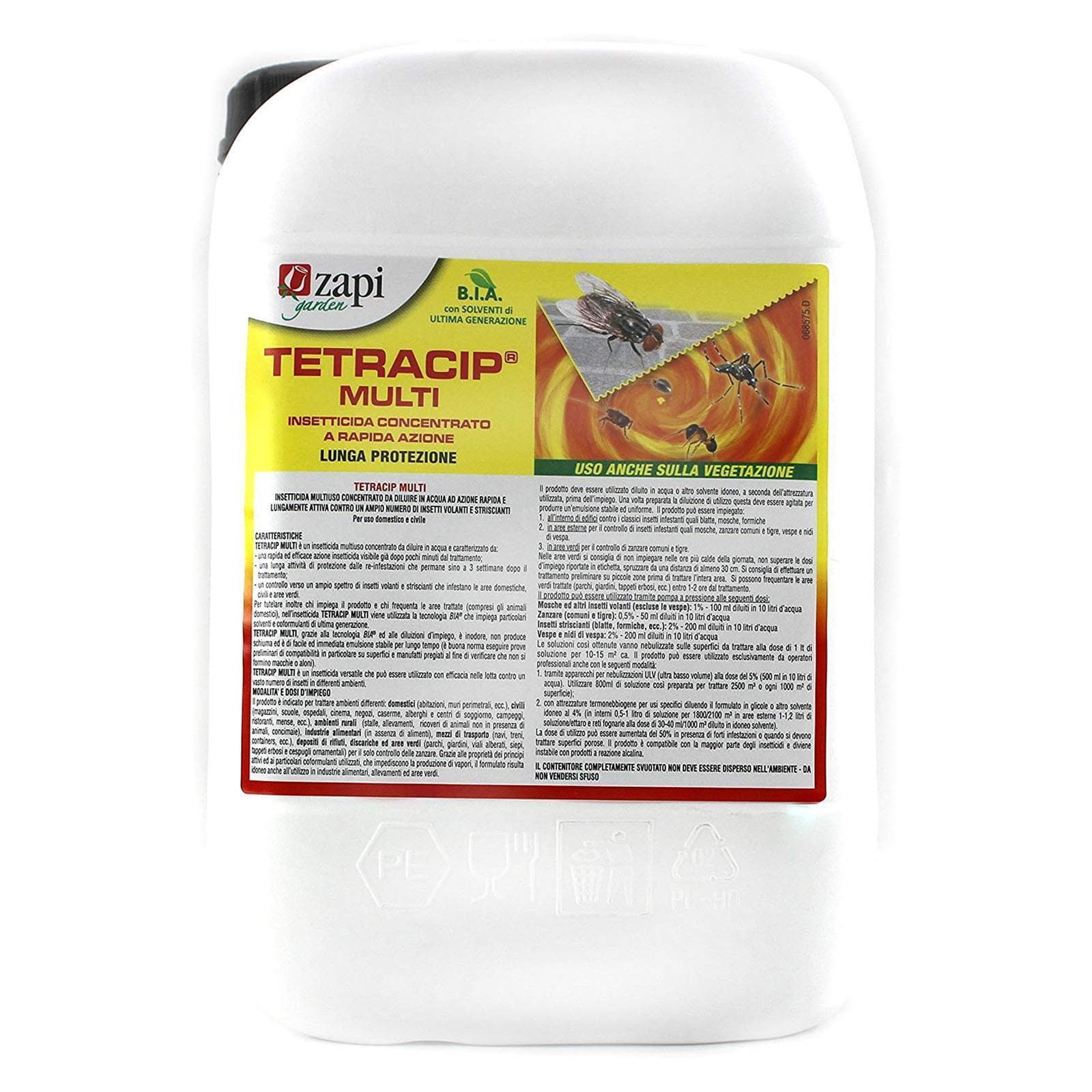 Insetticida "Tetracip multi" concentrato per mosche, pulci, zecche e zanzare tigre - 2