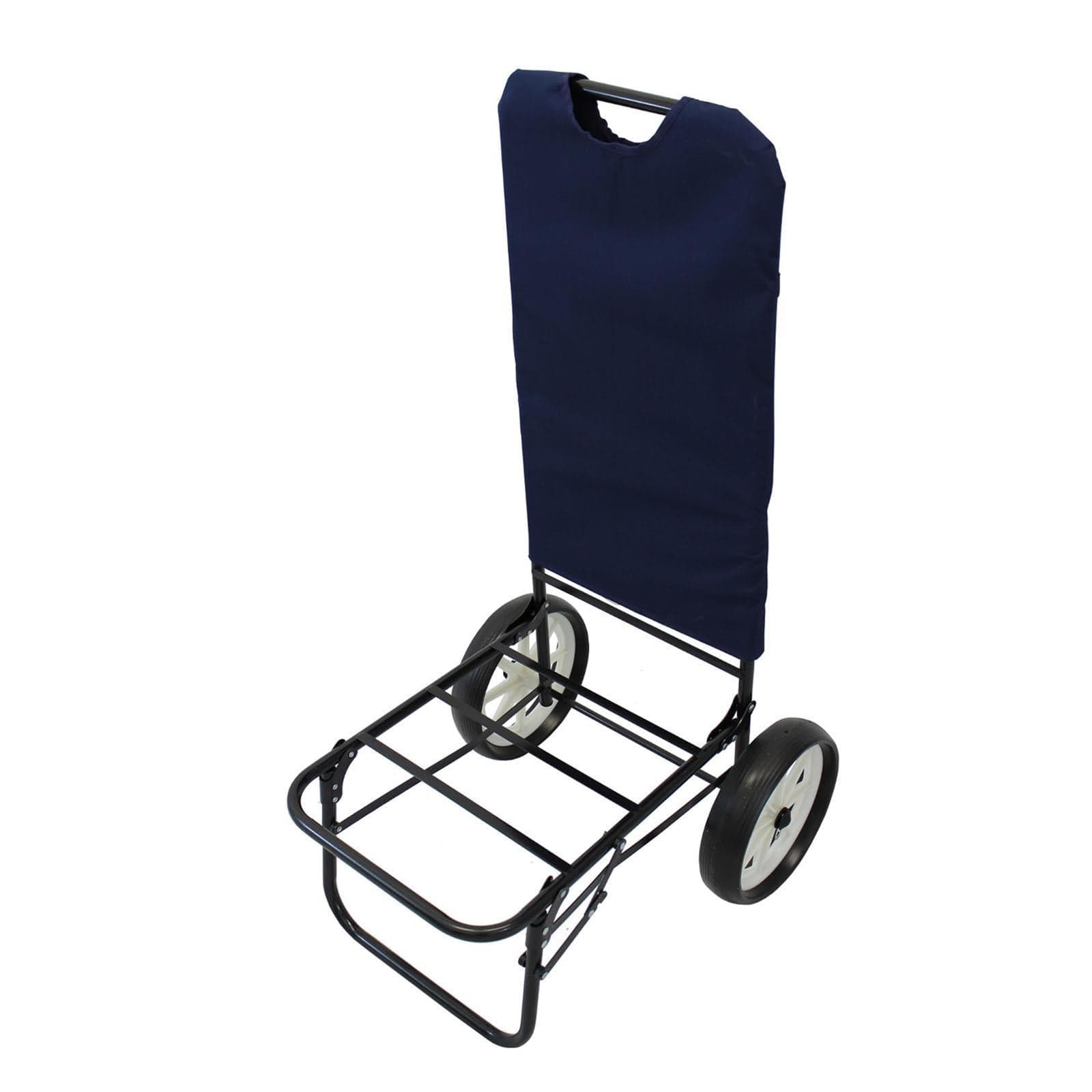 Carrello pieghevole "Sirio" porta spesa con ruote utile per spiaggia e città