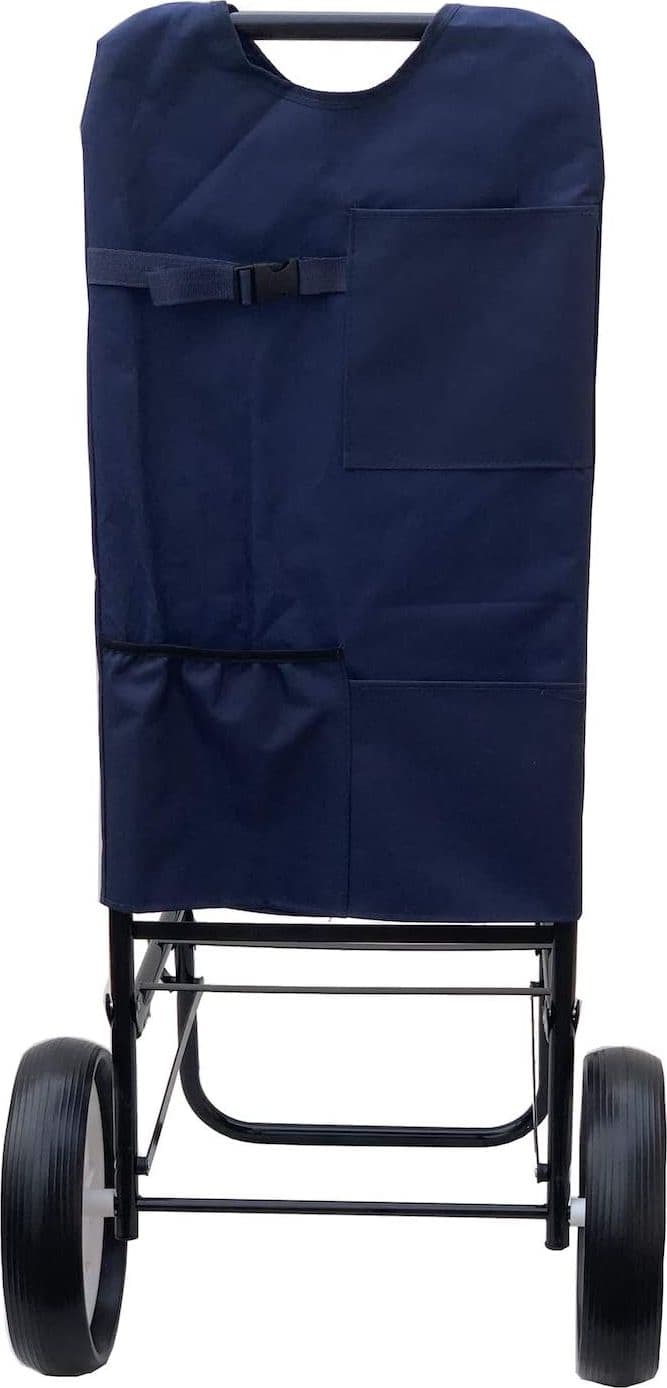 Carrello pieghevole "Sirio" porta spesa con ruote utile per spiaggia e città - 3
