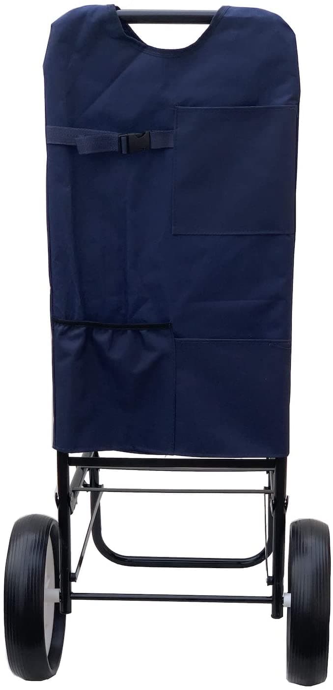 Carrello pieghevole "Sirio" porta spesa con ruote utile per spiaggia e città - 3