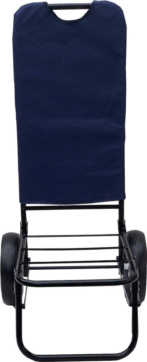 Carrello pieghevole "Sirio" porta spesa con ruote utile per spiaggia e città - 5