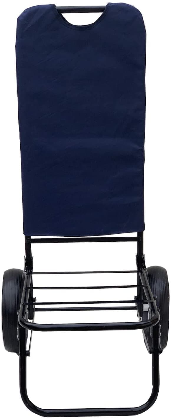 Carrello pieghevole "Sirio" porta spesa con ruote utile per spiaggia e città - 5