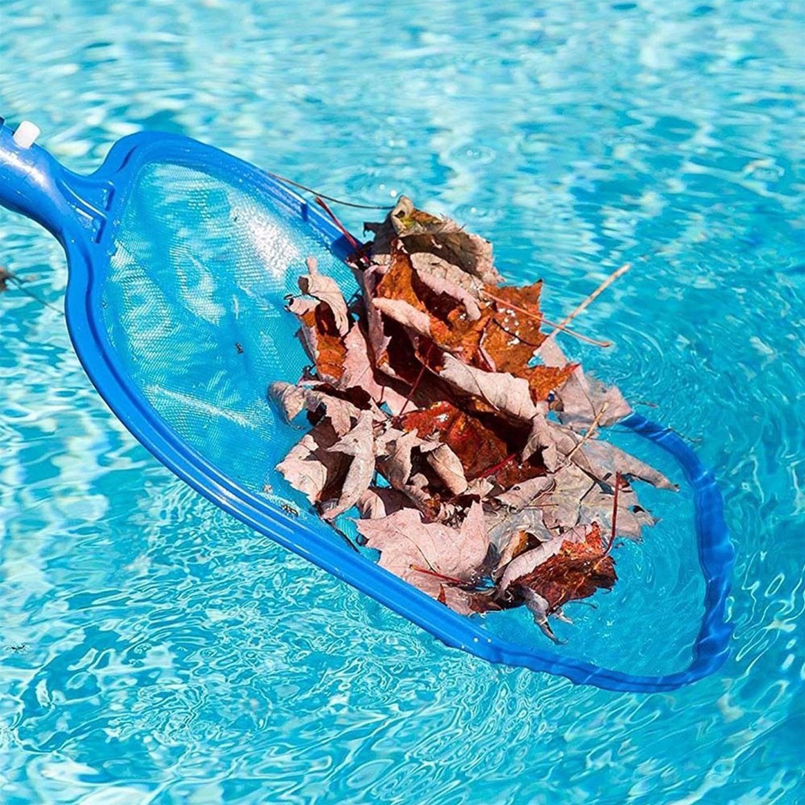 Retino di superficie raccogli foglie in pvc per manutenzione e pulizia piscina - 4