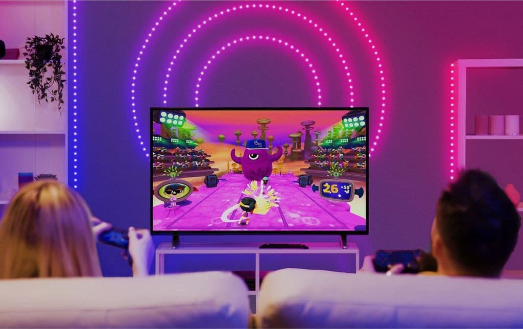 Catena luminosa Twinkly Dots a led RGB + Luce Calda decorazione natalizia - 7