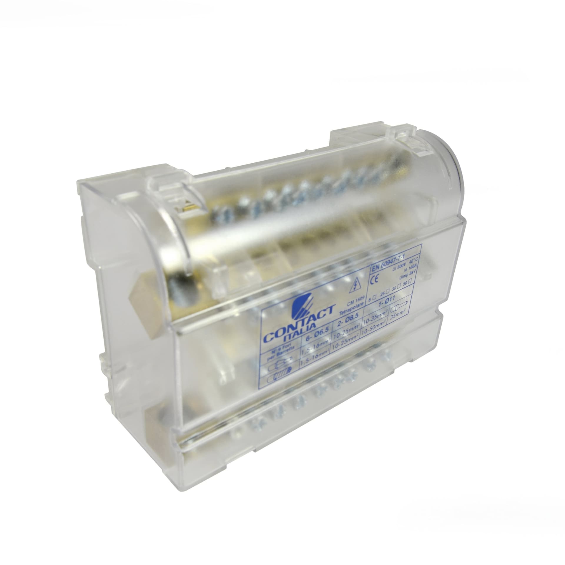 Morsettiere di distribuzione bipolari/tetrapolari, per collegamento cavi elettrici - 9