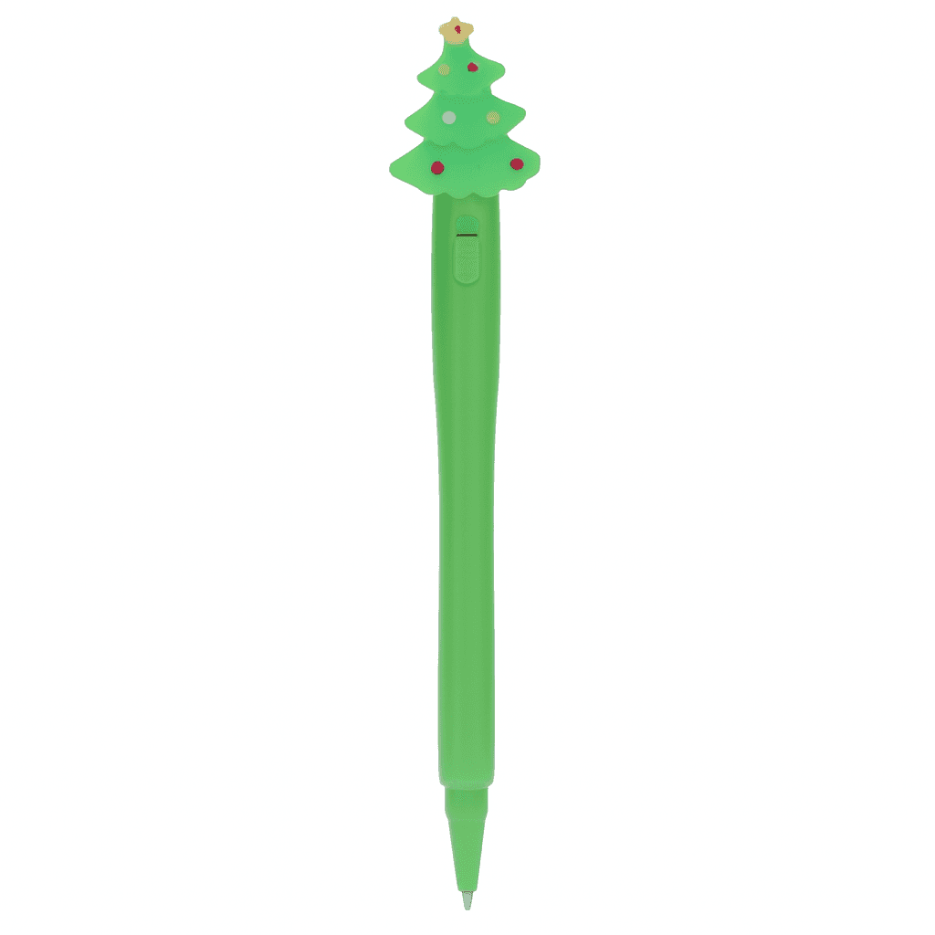 Penna a sfera di natale con luce per decorazioni natalizie - 2