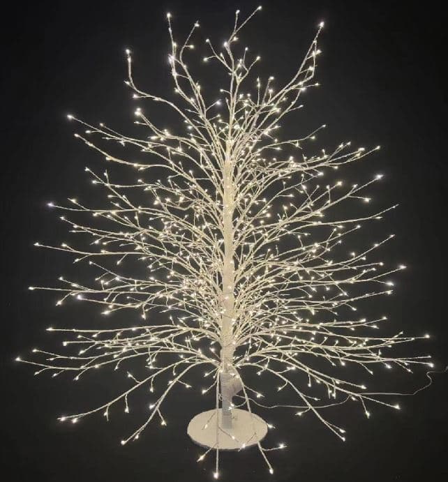 Albero luminoso con rami a microled luce calda da interno ed esterno - 2