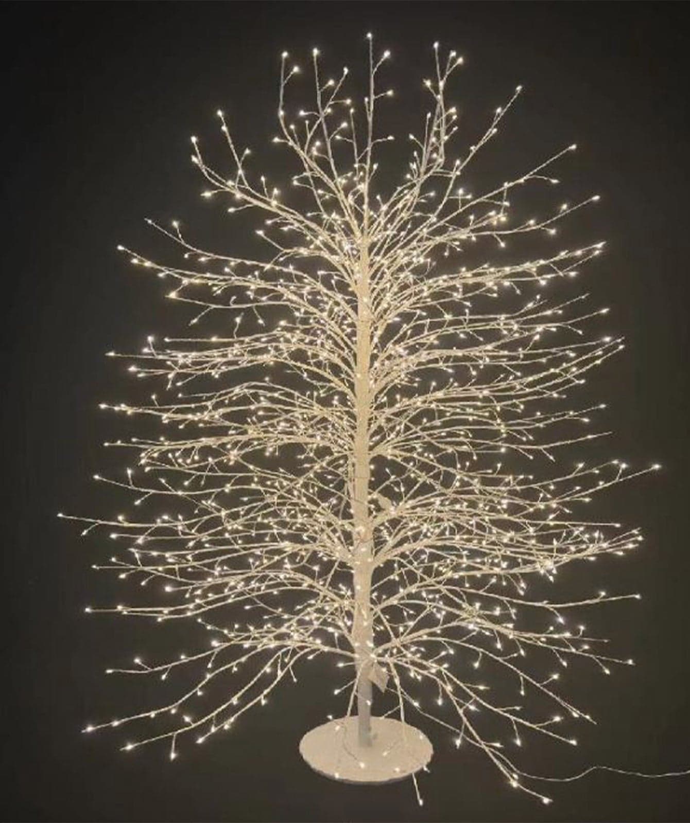 Albero luminoso con rami a microled luce calda da interno ed esterno - 5