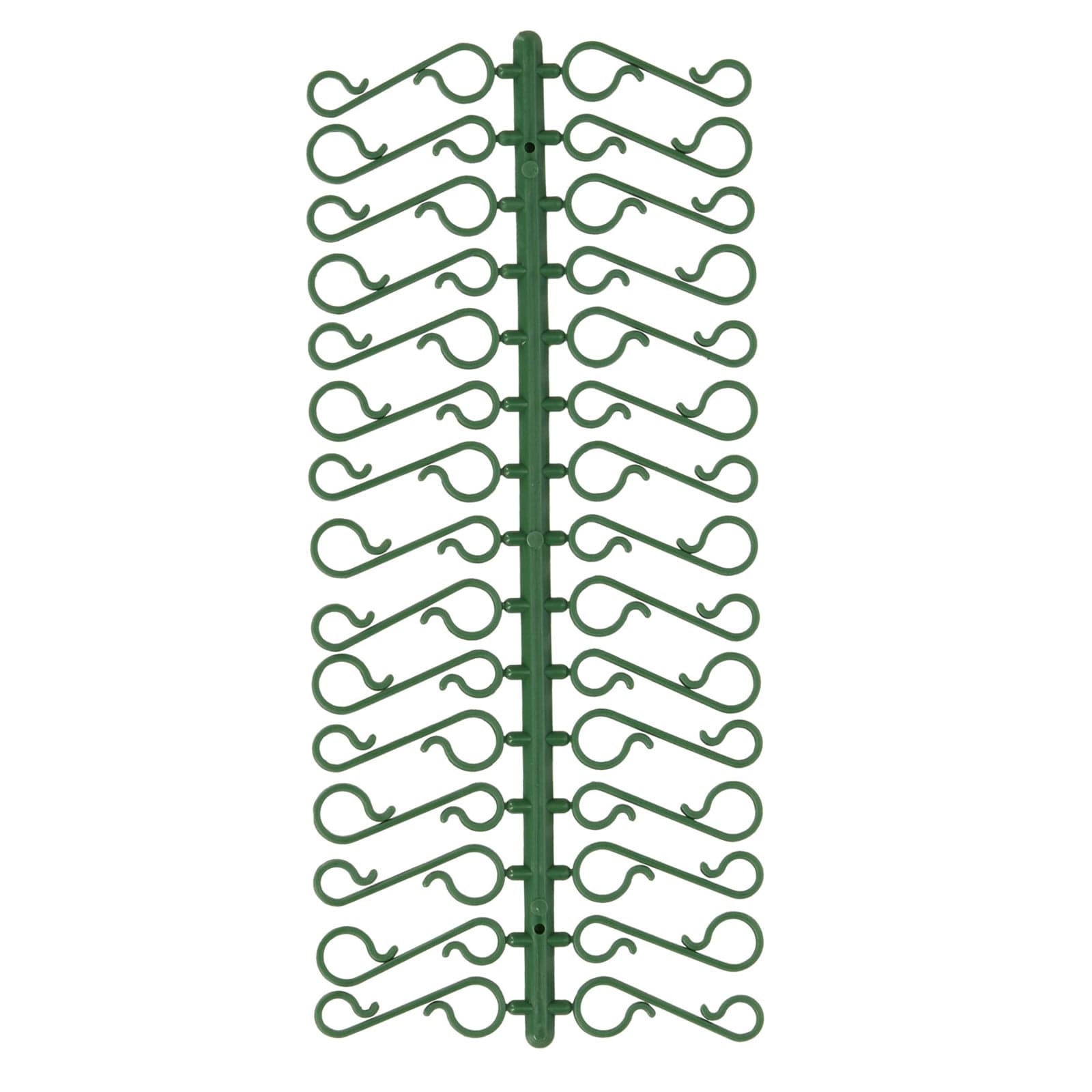 Ganci in PP color Verde per palline albero di natale 60 pezzi - 2