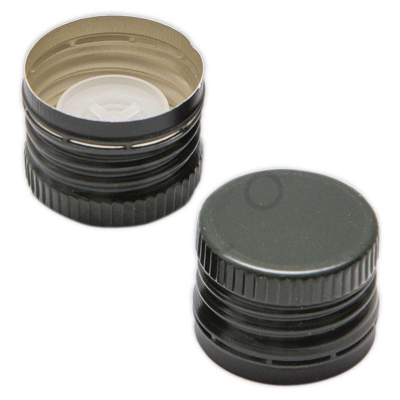 Tappi a vite con versatore salva goccia per bottiglie in vetro 31.5 mm 24 pezzi - 2