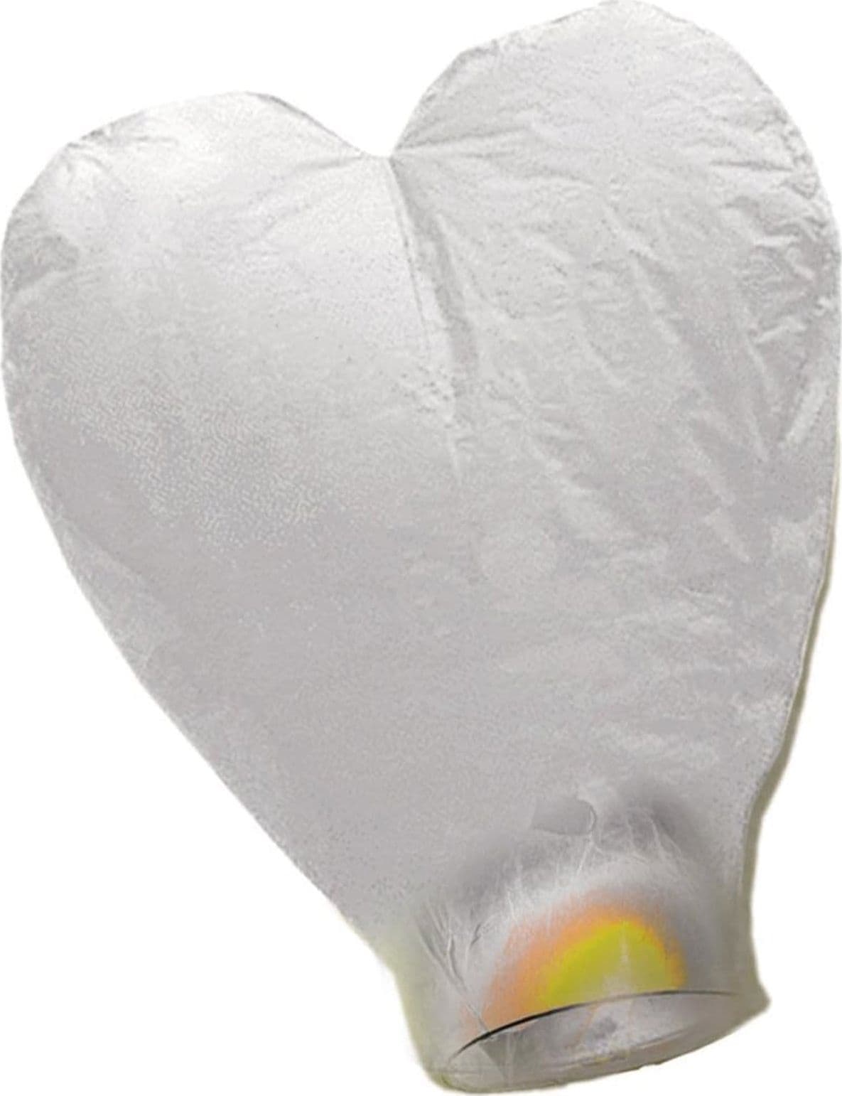 Mongolfiera lanterna colore bianco per matrimoni ed eventi h 80 cm - 2