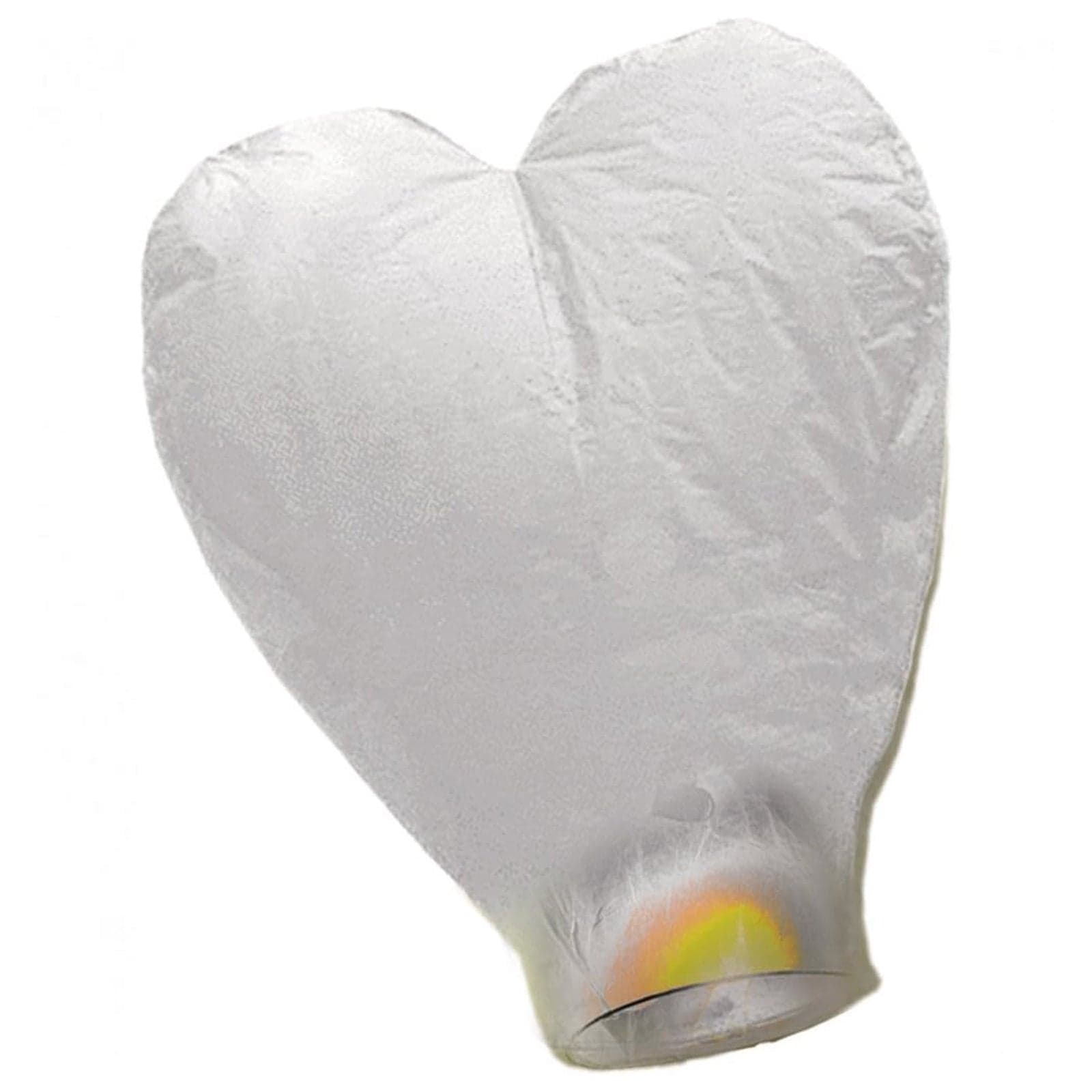 Mongolfiera lanterna colore bianco per matrimoni ed eventi h 80 cm - 2