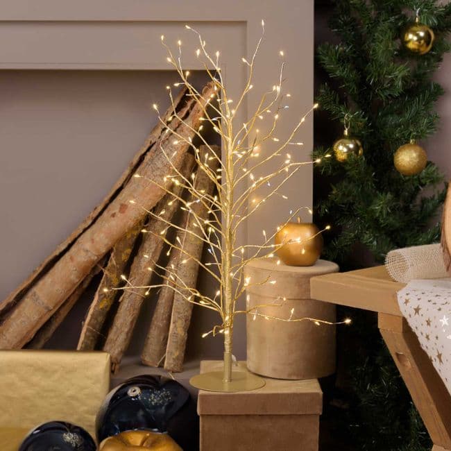 Albero Luminoso Tiglio con microled bianco caldo, uso interno - 20
