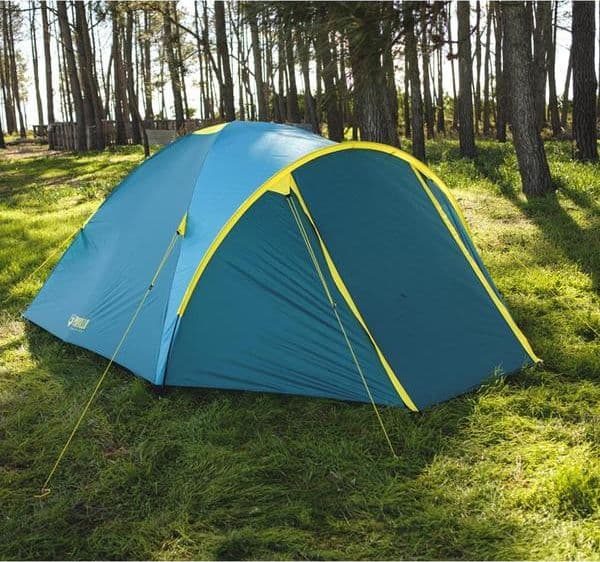 Tenda da campeggio 4 posti "Active Ridge" con zanzariera e doppio telo - 2