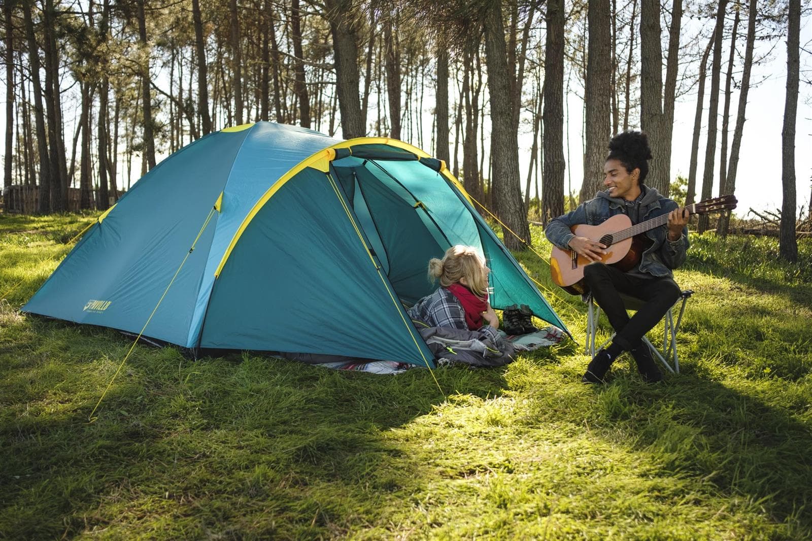 Tenda da campeggio 4 posti "Active Ridge" con zanzariera e doppio telo - 3