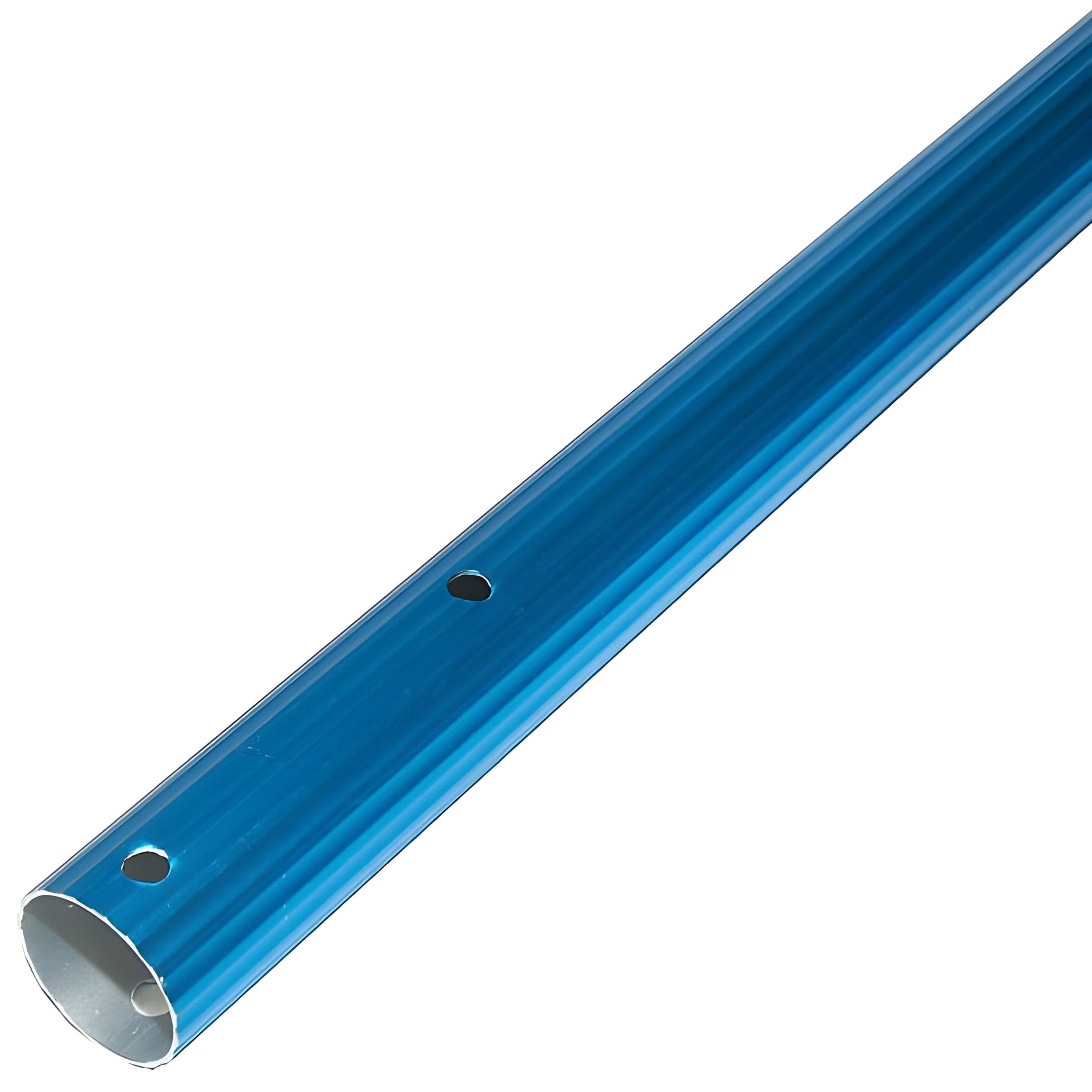 Asta telescopica in alluminio per piscina manico universale retino, spazzola ed aspirafango - 2
