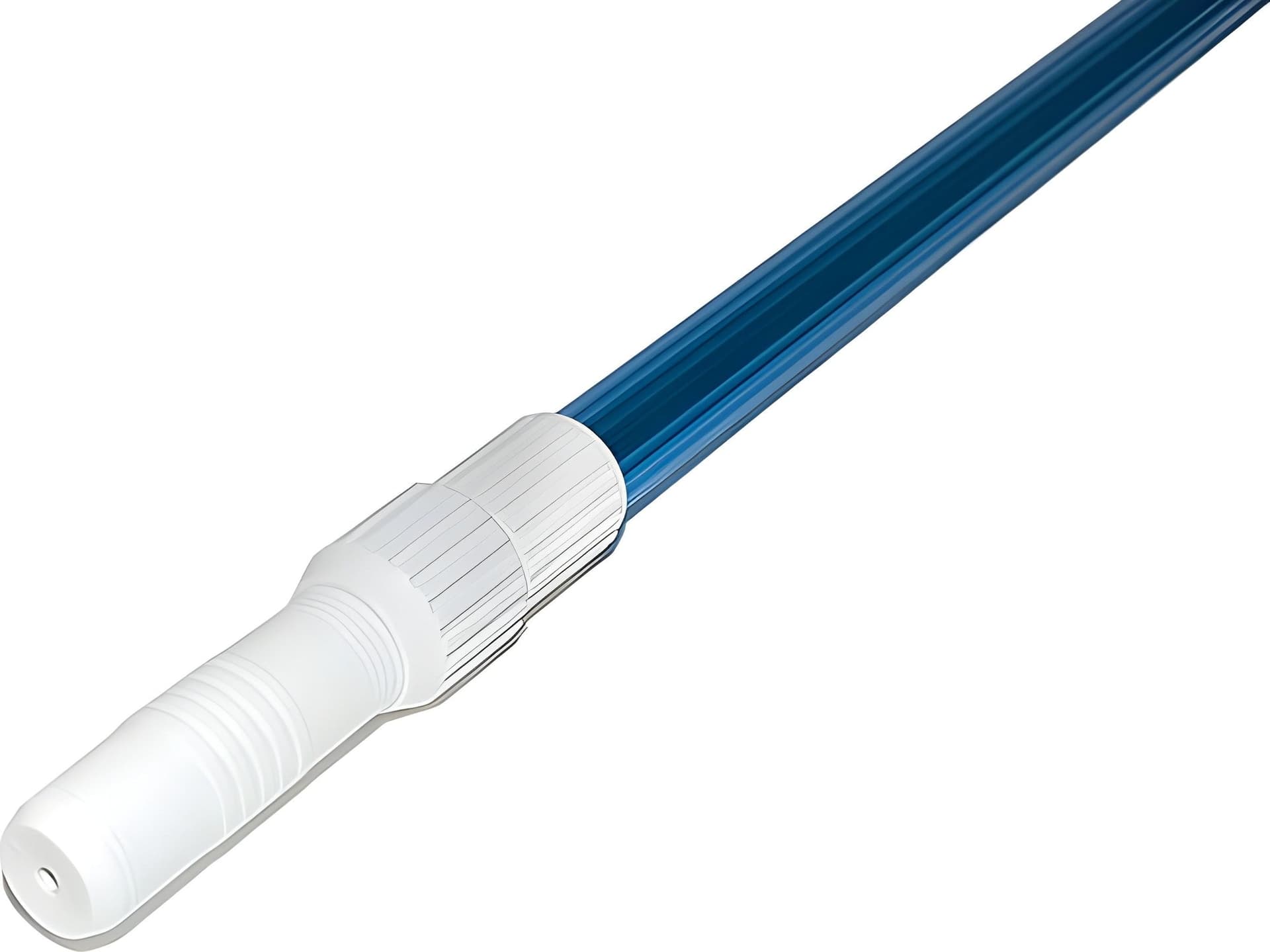 Asta telescopica in alluminio per piscina manico universale retino, spazzola ed aspirafango - 3
