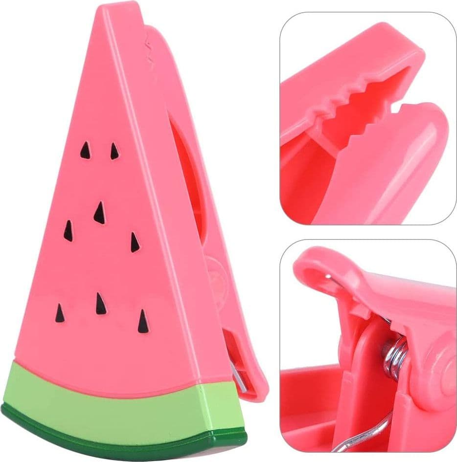 Set 2 mollette antivento, animali in plastica per fissaggio telo mare - 24