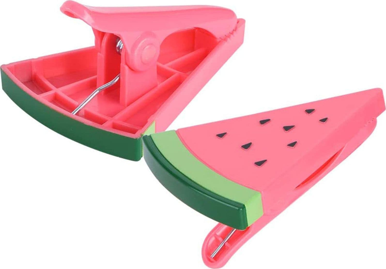 Set 2 mollette antivento, animali in plastica per fissaggio telo mare - 34
