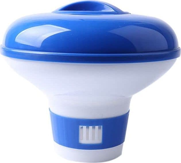 Dispenser galleggiante per pastiglie da 20 g di Cloro a flusso regolabile per Piscina - 2