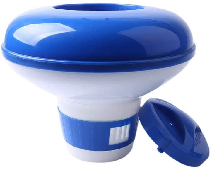 Dispenser galleggiante per pastiglie da 20 g di Cloro a flusso regolabile per Piscina - 4